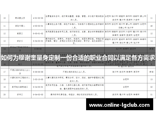 如何为穆谢奎量身定制一份合适的职业合同以满足各方需求